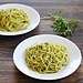 Pasta with Herb-Almond Pesto