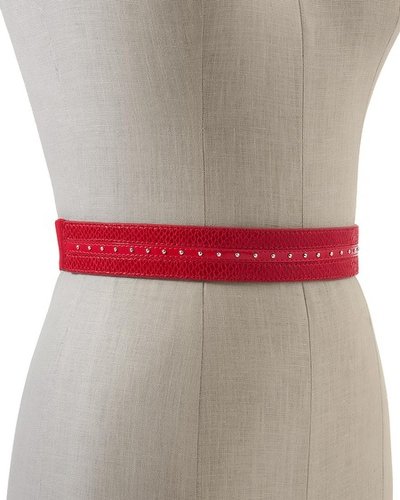 Flame Studded Stretch Belt