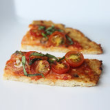 Low-Carb Cauliflower Crust Pizza Recipe Low-Carb Cauliflower Crust Pizza Recipe