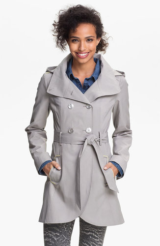GUESS Hooded Double Breasted Trench Coat (Online Only)