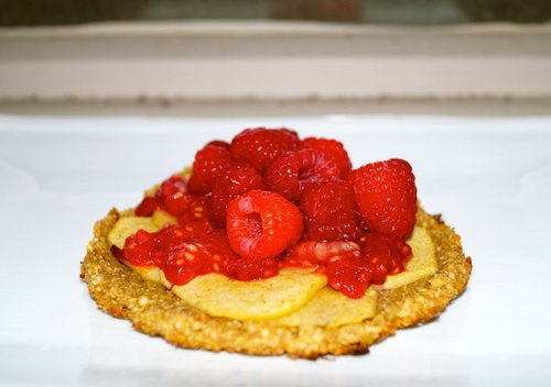 (vegan) Quinoa "Apple Pie" Tart