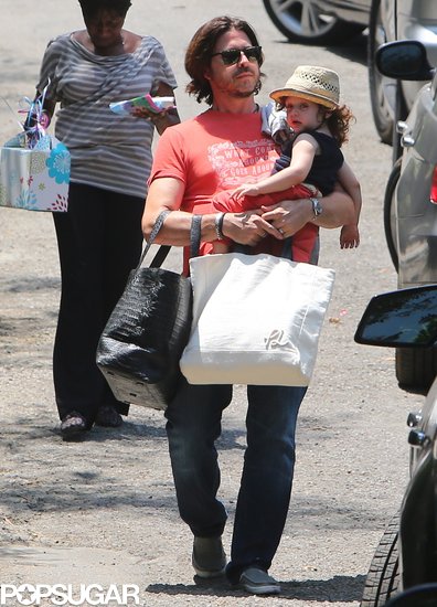 Rodger Berman carried his son, Skyler, to the party.
Rodger Berman carried his son, Skyler, to the party.
