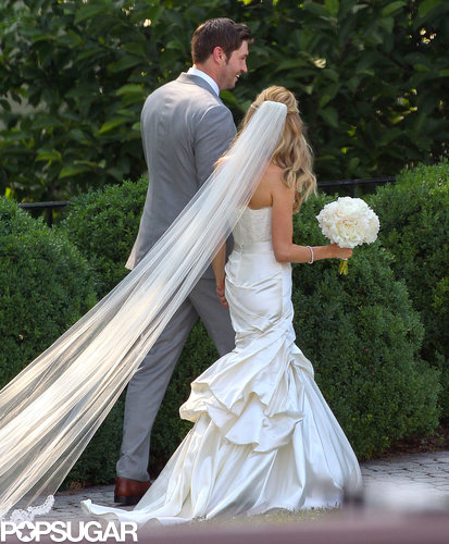 Kristin Cavallari's veil went on for days!
Kristin Cavallari's veil went on for days!