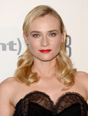 Diane Kruger's Red Lips and Wavy Hair at Critics' Choice