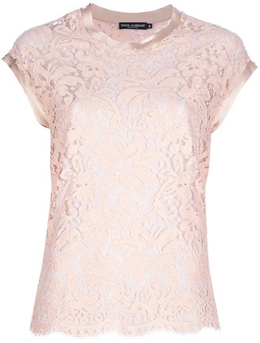 Dolce & Gabbana Sheer lace top