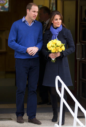 After being admitted to the King Edward VII Hospital for acute morning sickness, Kate Middleton got picked up by Prince William to go home on Dec. 6, 2012.
After being admitted to the King Edward VII Hospital for acute morning sickness, Kate Middleton got picked up by Prince William to go home on Dec. 6, 2012.