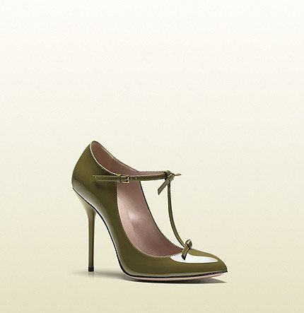 Beverly Patent Leather T-Strap Pump