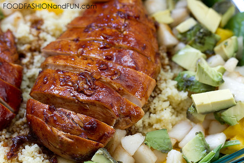 Marinated Chicken with Mango and Avocado Salad