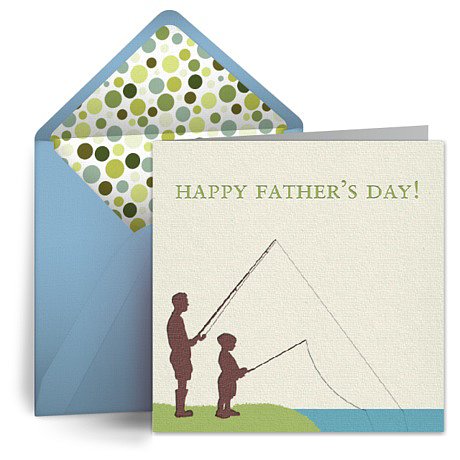 We love the sweet silhouettes on Punchbowl's Father's Day Fishing card.
We love the sweet silhouettes on Punchbowl's Father's Day Fishing card.