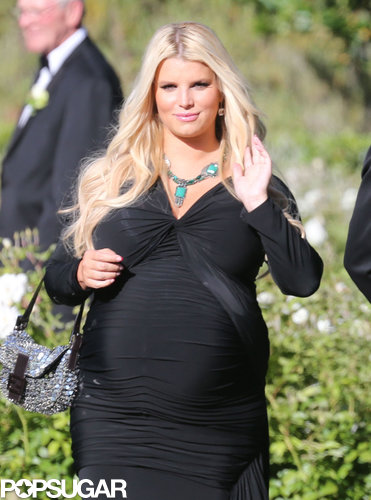 Jessica Simpson attended a friend's wedding in San Diego.
Jessica Simpson attended a friend's wedding in San Diego.