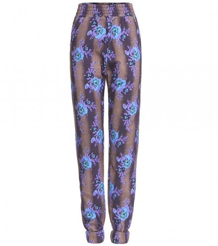 Christopher Kane COTTON PRINT TRACK TROUSERS