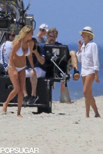 Bikini-clad Kate Upton laughed on the beach with Cameron Diaz while filming The Other Woman in the Hamptons.
Bikini-clad Kate Upton laughed on the beach with Cameron Diaz while filming The Other Woman in the Hamptons.