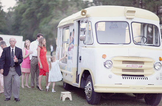 Play With Your Food
From taco trucks to ice cream bars, having your guests participate in the food is fun for them and usually less expensive than a sit-down dinner.
Photo by SimplyBloom Photography via Green Wedding Shoes
Play With Your Food
From taco trucks to ice cream bars, having your guests participate in the food is fun for them and usually less expensive than a sit-down dinner.
Photo by SimplyBloom Photography via Green Wedding Shoes