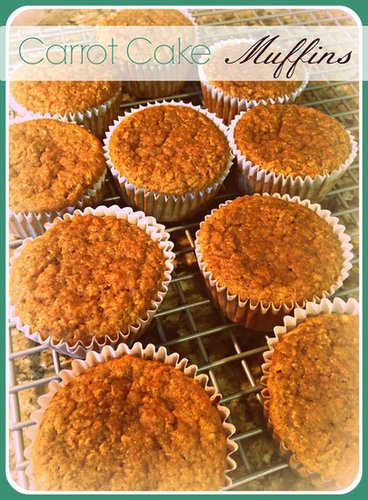 Gluten Free Carrot Cake Muffins