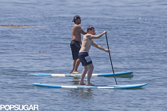 Tom Cruise spent Father's Day shirtless on paddleboards with his son, Connor Cruise.
Tom Cruise spent Father's Day shirtless on paddleboards with his son, Connor Cruise.