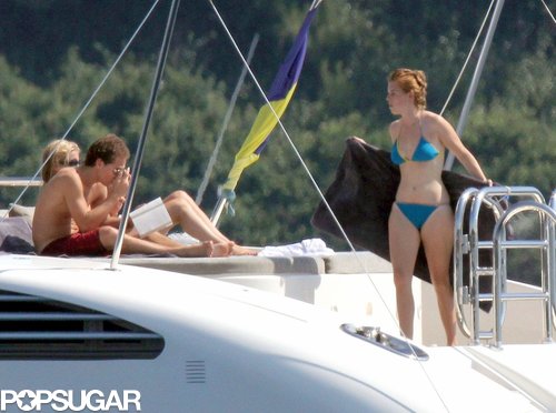 Princess Beatrice wore a blue bikini during a trip to Cannes in July 2011.
Princess Beatrice wore a blue bikini during a trip to Cannes in July 2011.