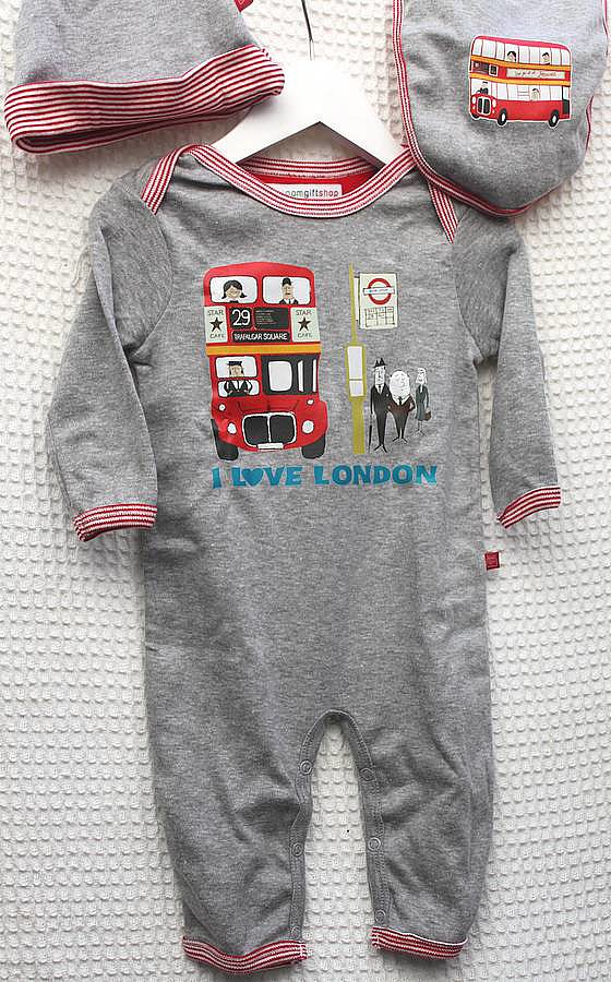 How sweet is Posh Totty Designs Interiors' I Love London Sleep Suit, Hat, and Bib Set ($47) — either for a baby who lives in London or one whose parents aspire to do so?
How sweet is Posh Totty Designs Interiors' I Love London Sleep Suit, Hat, and Bib Set ($47) — either for a baby who lives in London or one whose parents aspire to do so?