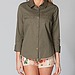 FULL TILT Womens Military Shirt