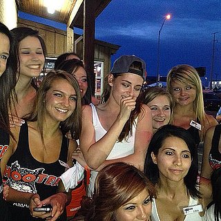 Kristen Stewart Pictures at Hooters in Texas