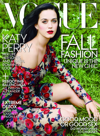 Katy Perry covers US Vogue's July issue.
Source: Annie Leibovitz/Vogue Katy Perry covers US Vogue's July issue.
Source: Annie Leibovitz/Vogue