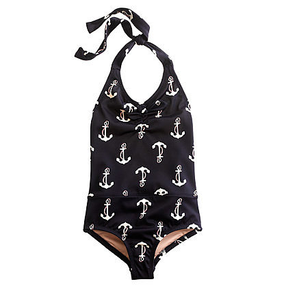 For Little and Big Girls: Halter Tank in Anchor Print For Little and Big Girls: Halter Tank in Anchor Print