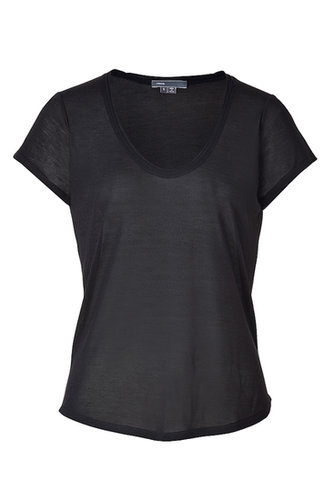 A filmy, scoop-neck cut like this Vince variety ($100) is chic enough to work into many a workday outfit. Tuck it into pencil skirts and wear it under blazers with confidence.
A filmy, scoop-neck cut like this Vince variety ($100) is chic enough to work into many a workday outfit. Tuck it into pencil skirts and wear it under blazers with confidence.