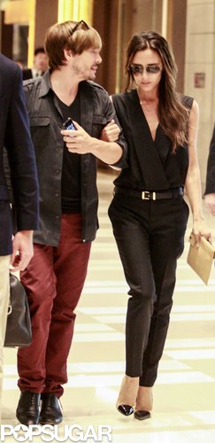 Victoria Beckham Balances Work and Play in Beijing Victoria Beckham Balances Work and Play in Beijing