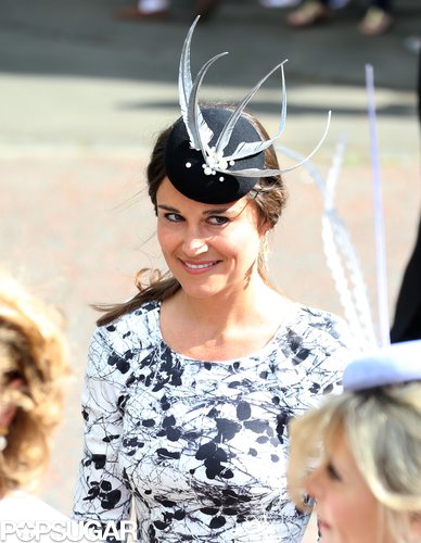 Pippa Middleton wore a fancy hat.
Pippa Middleton wore a fancy hat.