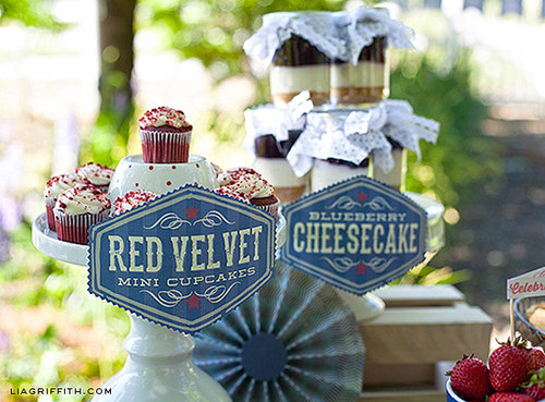 Red and Blue Desserts Red and Blue Desserts