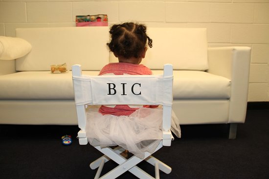 Blue sat in her personalized "BIC" chair backstage during Beyoncé's Mrs. Carter Show tour.
Source: Beyoncé on Tumblr
Blue sat in her personalized "BIC" chair backstage during Beyoncé's Mrs. Carter Show tour.
Source: Beyoncé on Tumblr
