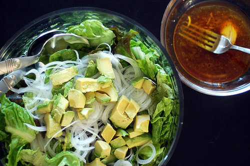 Green Salad With Red Wine Vinegar Green Salad With Red Wine Vinegar