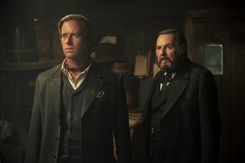 Armie Hammer and Tom Wilkinson in The Lone Ranger.
Armie Hammer and Tom Wilkinson in The Lone Ranger.