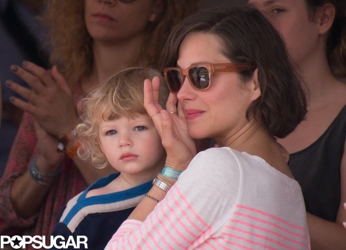 Marion Cotillard and Guillaume Canet Cuddle Marcel in Monaco Marion Cotillard and Guillaume Canet Cuddle Marcel in Monaco