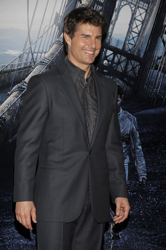 Tom Cruise gave his best smile at the Beunos Aires premiere of Oblivion in March 2013.
Tom Cruise gave his best smile at the Beunos Aires premiere of Oblivion in March 2013.