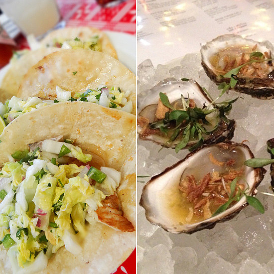 At a Waterfront Seafood Spot At a Waterfront Seafood Spot