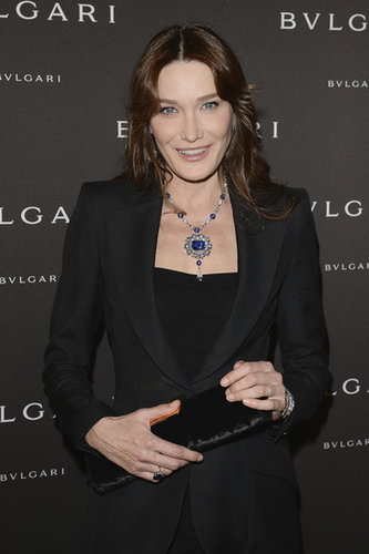 Carla Bruni at the unveiling of the Bulgari Diva fine jewelry collection in Paris.
Photo courtesy of Bulgari
Carla Bruni at the unveiling of the Bulgari Diva fine jewelry collection in Paris.
Photo courtesy of Bulgari