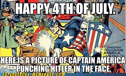 Nothing like a Hitler-Captain America fight to brighten your day.
Source: Cheezburger
Nothing like a Hitler-Captain America fight to brighten your day.
Source: Cheezburger