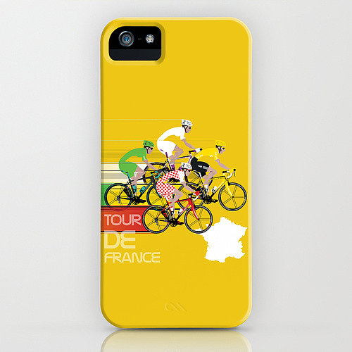 Feel like you're riding right alongside the pros with this yellow iPhone cover ($35).
Feel like you're riding right alongside the pros with this yellow iPhone cover ($35).