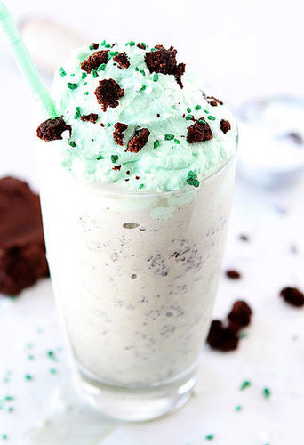 Chocolate Mint Brownie Milkshake Chocolate Mint Brownie Milkshake
