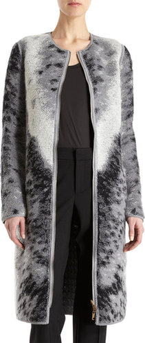Known for rich prints and textiles, Missoni doesn't drop the ball on its Pre-Fall offerings. We're almost wishing for crisp weather so we can zip up this gray coat ($2,770).
Known for rich prints and textiles, Missoni doesn't drop the ball on its Pre-Fall offerings. We're almost wishing for crisp weather so we can zip up this gray coat ($2,770).