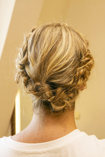 The final look is a crown of braids that's easy to do yourself.
The final look is a crown of braids that's easy to do yourself.