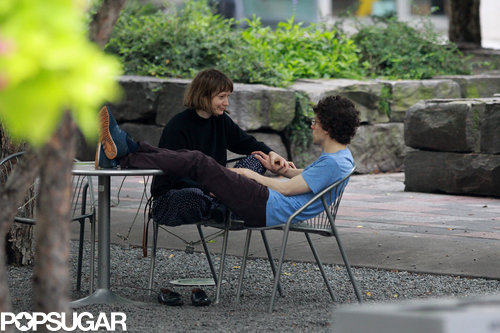 Jesse Eisenberg and Mia Wasikowska shared a romantic park date in Toronto.
Jesse Eisenberg and Mia Wasikowska shared a romantic park date in Toronto.