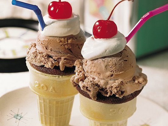 Nifty '50s Ice Cream Cone Cakes Nifty '50s Ice Cream Cone Cakes