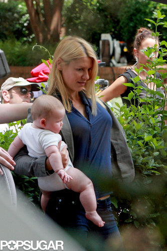 Claire Danes Brings Her Little Man to the Set of Homeland Claire Danes Brings Her Little Man to the Set of Homeland