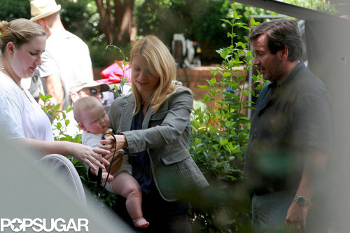 Claire Danes Brings Her Little Man to the Set of Homeland Claire Danes Brings Her Little Man to the Set of Homeland