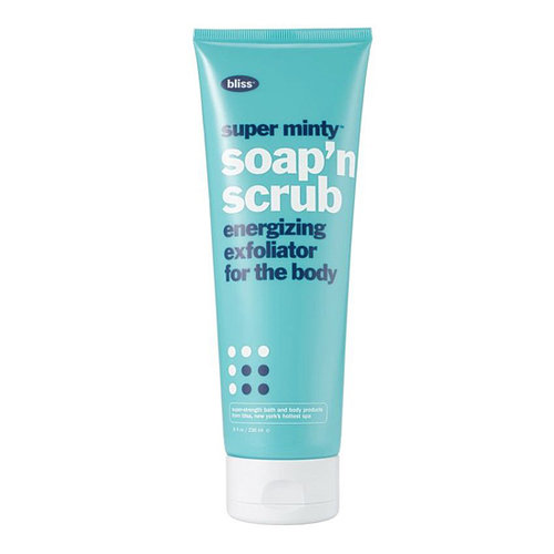 Buff away dead skin cells while cooling yourself down with Bliss Super Minty Soap N' Scrub ($32). Your legs and arms will feel degrees cooler and be super smooth.
Buff away dead skin cells while cooling yourself down with Bliss Super Minty Soap N' Scrub ($32). Your legs and arms will feel degrees cooler and be super smooth.