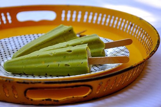Avocado Coconut Popsicles Avocado Coconut Popsicles