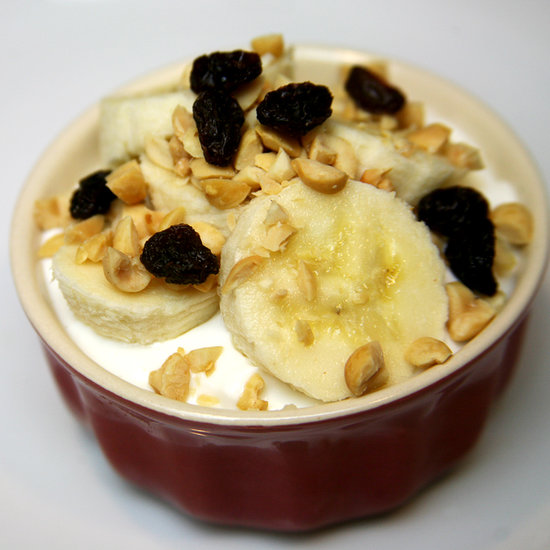 Bananas With Chopped Peanuts and Raisins Bananas With Chopped Peanuts and Raisins
