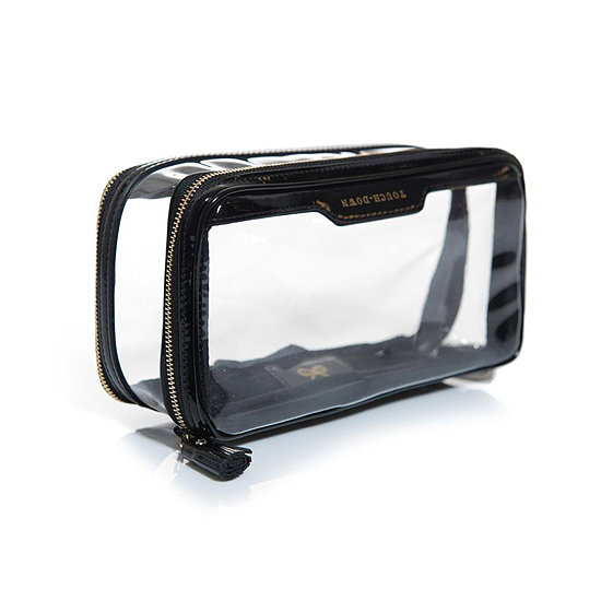 The Anya Hindmarch In-Flight Clear Makeup Bag (194) is made of sturdy ...