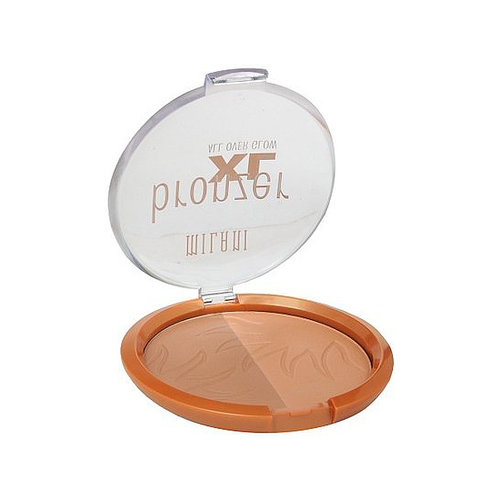 If you can't decide between matte or shimmer, then reach for Milani Bronzer XL Powder ($10). This bronzer duo has both!
If you can't decide between matte or shimmer, then reach for Milani Bronzer XL Powder ($10). This bronzer duo has both!